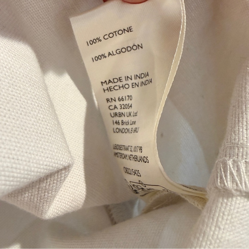 NWT Maeve Size XL Icon Crop Cotton Tank Top Semolina Stripe - Picture 13 of 13